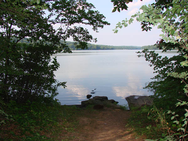 Pinchot Lake from our campsite.